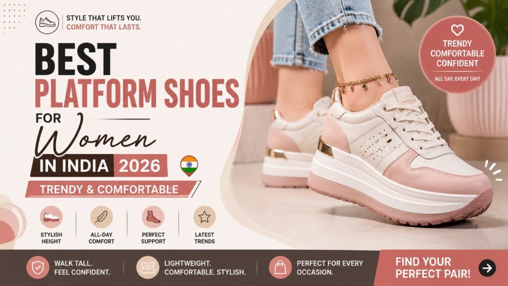 Best Platform Shoes for Women in India 2026 – Trendy & Comfortable Best Platform Shoes for Women in India 2026 – Trendy & Comfortable