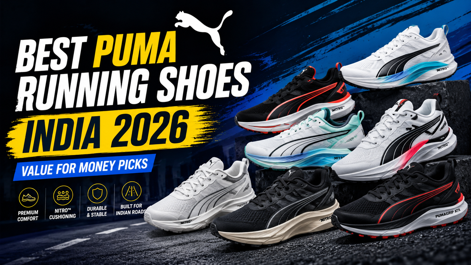 best puma running shoes in india 2026