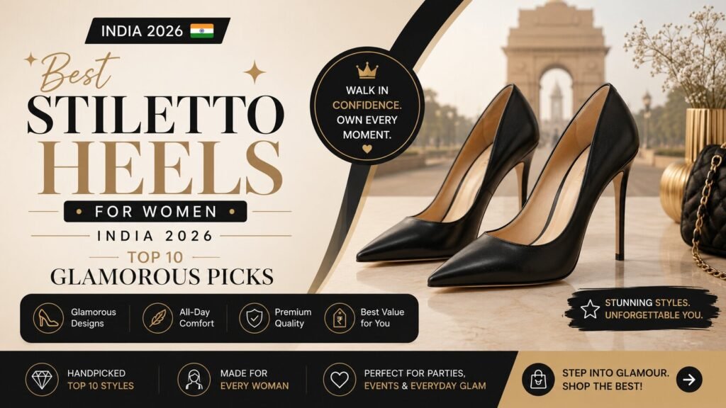 Best Stiletto Heels for Women India 2026 – Top 10 Glamorous Picks Best Stiletto Heels for Women India 2026 – Glamorous and comfotable picks