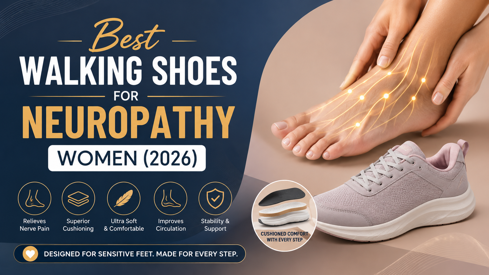 Best Walking Shoes for Neuropathy Women (2026)