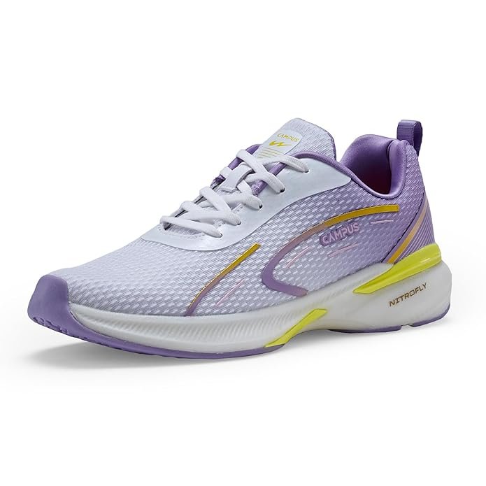 Campus Women's REVI Running Shoes Buy Campus L-Purple running shoes for women with lightweight breathable mesh