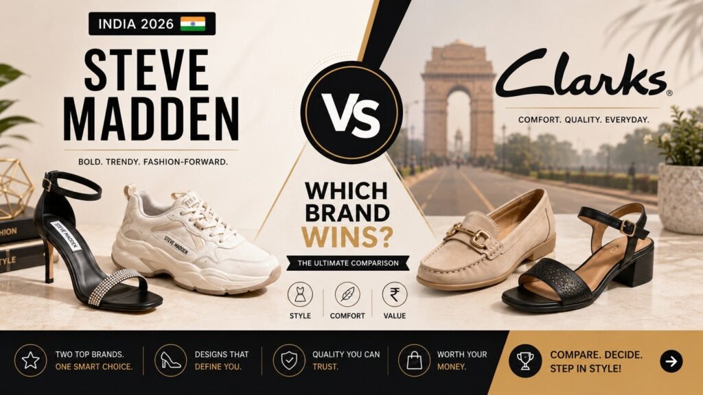 Steve Madden vs Clarks Women's Shoes India 2026 – Which Brand Wins?