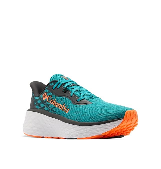 Columbia Konos Elevate men's running shoes with TechLite+ cushioning and Adapt Trax outsole for road and light trail running.