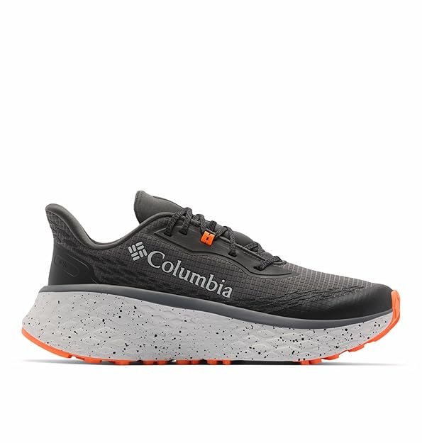 Columbia Men's Konos Trillium ATR Trail Running Shoes in Grey with responsive cushioning and high-traction outsole for trail running and outdoor adventures.