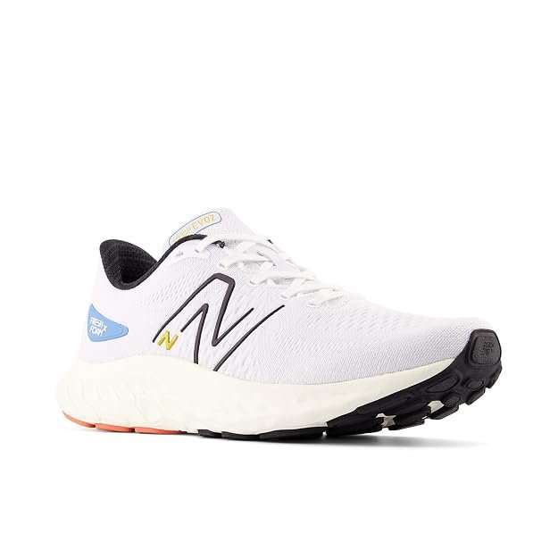 New Balance Evoz running shoe with Fresh Foam cushioning, breathable mesh upper, and lightweight comfort for daily road running and walking.