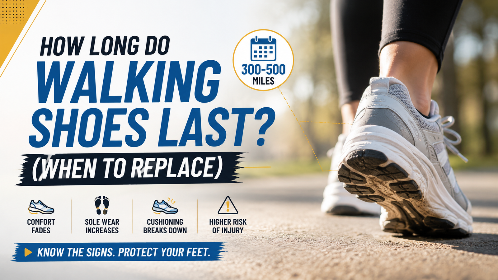 How Long Do Walking Shoes Last (When to Replace)
