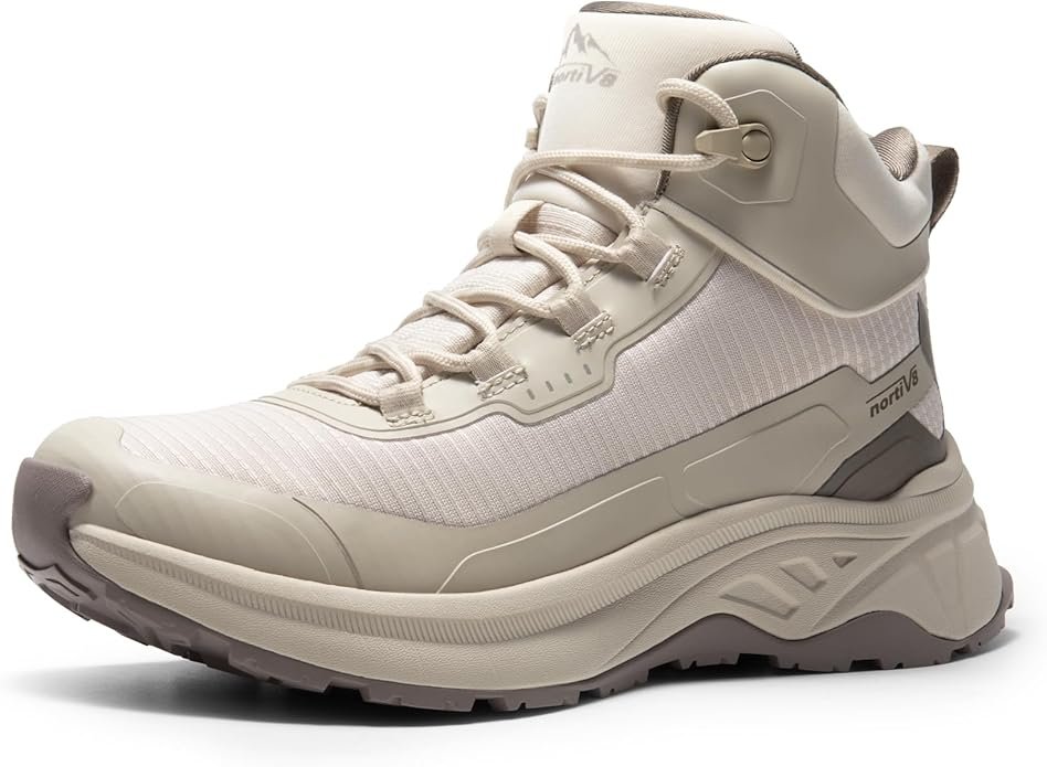 NORTIV 8 women's waterproof lightweight hiking boot ankle trekking 12.3oz