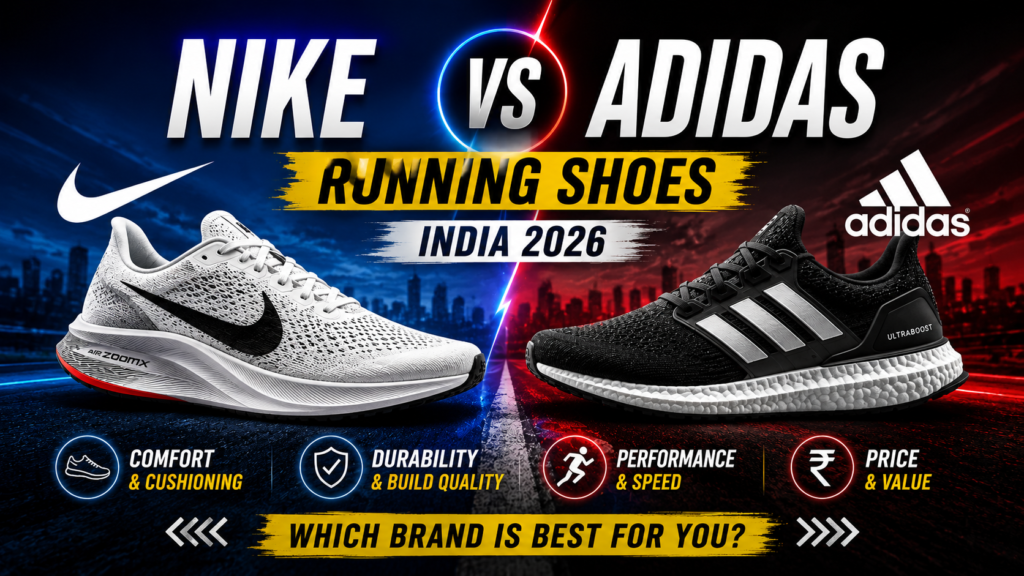 Nike vs Adidas Running Shoes India 2026