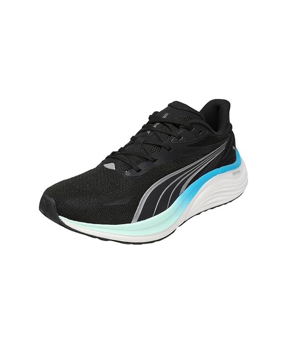 PUMA Electrify Nitro 4 men's running shoes with NITROFOAM cushioning for responsive daily road running and long-distance comfort.