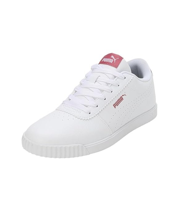 Puma Women Carina Slim Perf Sneaker Buy Puma Carina sneakers in white for women with premium leather upper
