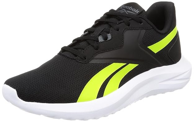 Reebok Energen Lux men's running shoes with FuelFoam cushioning and breathable mesh upper for daily running and gym workouts.