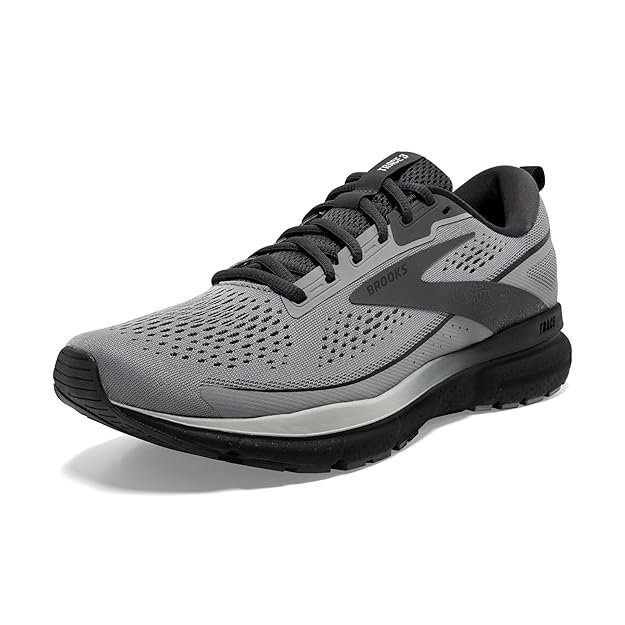 Brooks Trace 3 neutral running shoe with soft cushioning, breathable mesh upper, and smooth comfort for beginner runners.