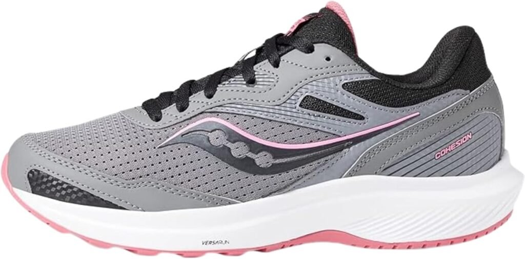 Saucony Cohesion 16 women's everyday walking shoe charcoal