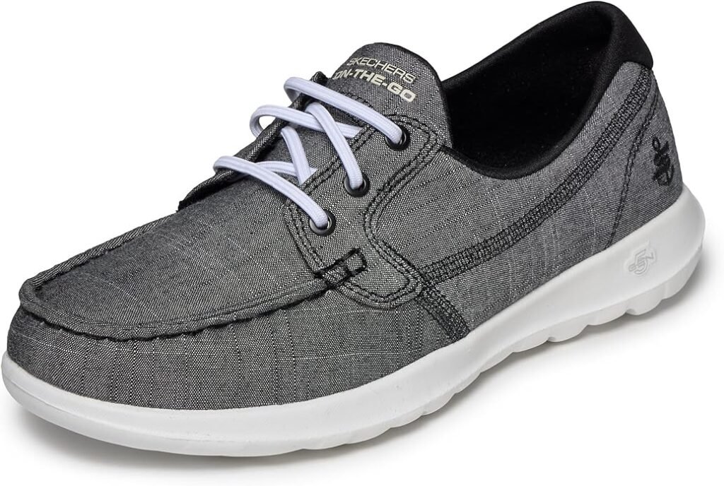 Skechers Go Walk Lite Isla Boat Shoe - Lightest Casual Option