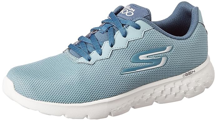 Buy Skechers GO Run 400 running shoes in teal featuring 5GEN midsole and Goga Run insole for flat feet women