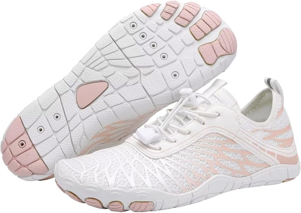 StoneLiquid barefoot waterproof shoes women wide toe box rubber outer
