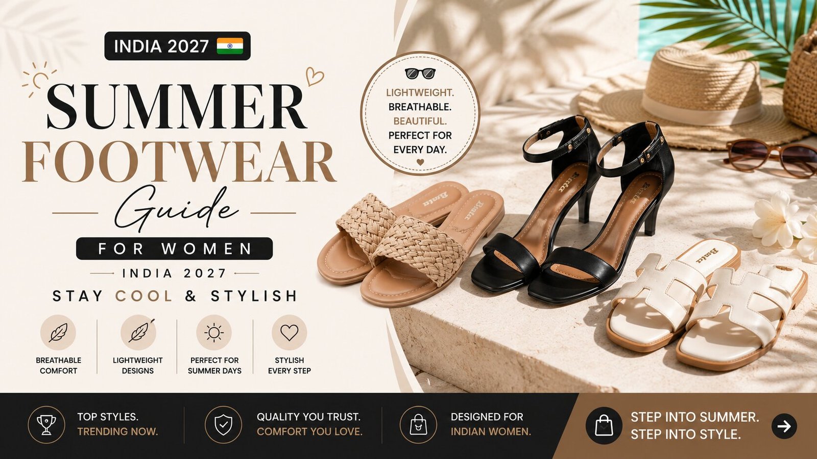 Summer Footwear Guide for Women India 2027 – Stay Cool & Stylish