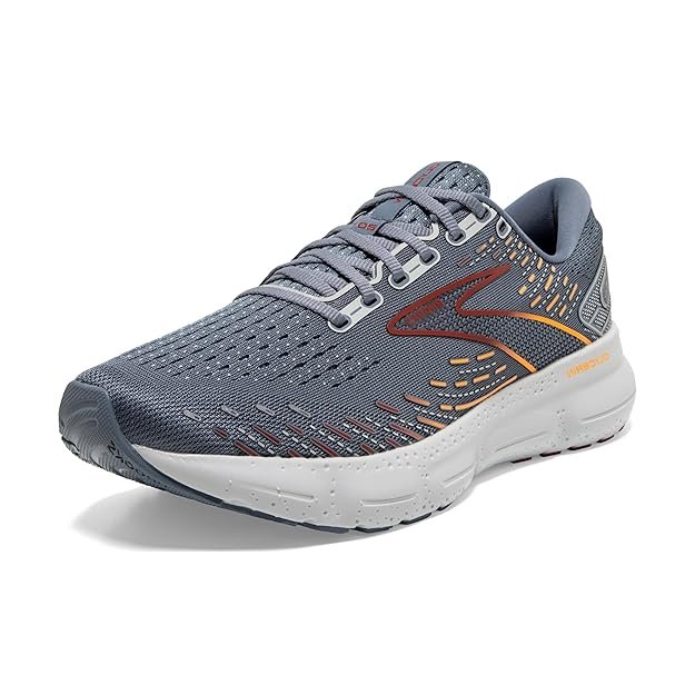 Brooks Glycerin 20 running shoe with plush cushioning, premium comfort, and smooth ride for long-distance road running.