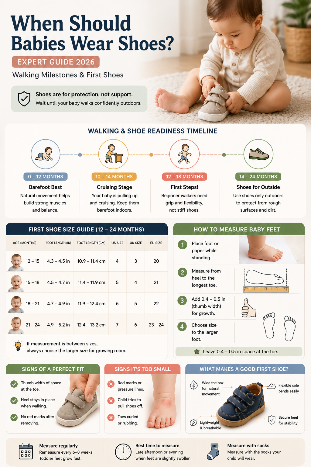 When Should Babies Wear Shoes Expert Guide
