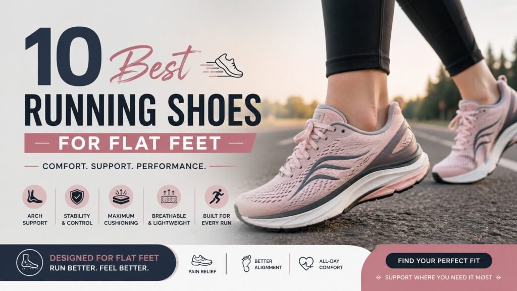 best running shoes for flat feet Best Running Shoes for Flat Feet (2026): Tested & Reviewed