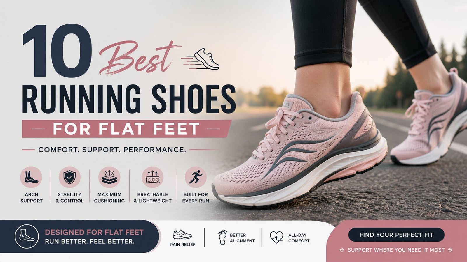 Best Running Shoes for Flat Feet (2026): Tested & Reviewed
