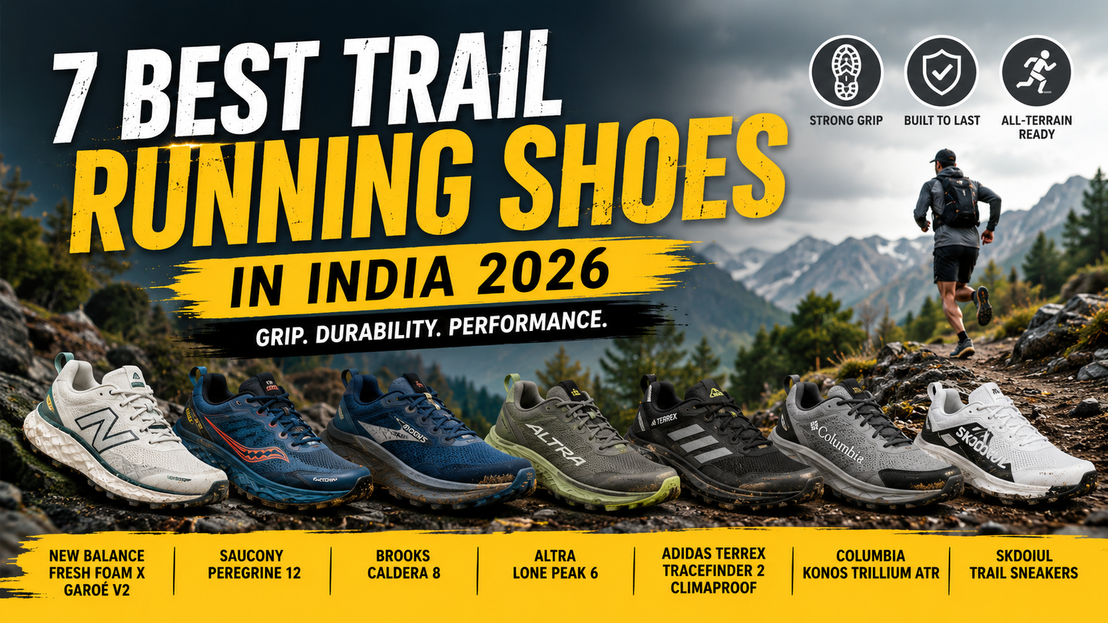 Best Trail Running Shoes in India for Grip and Durability