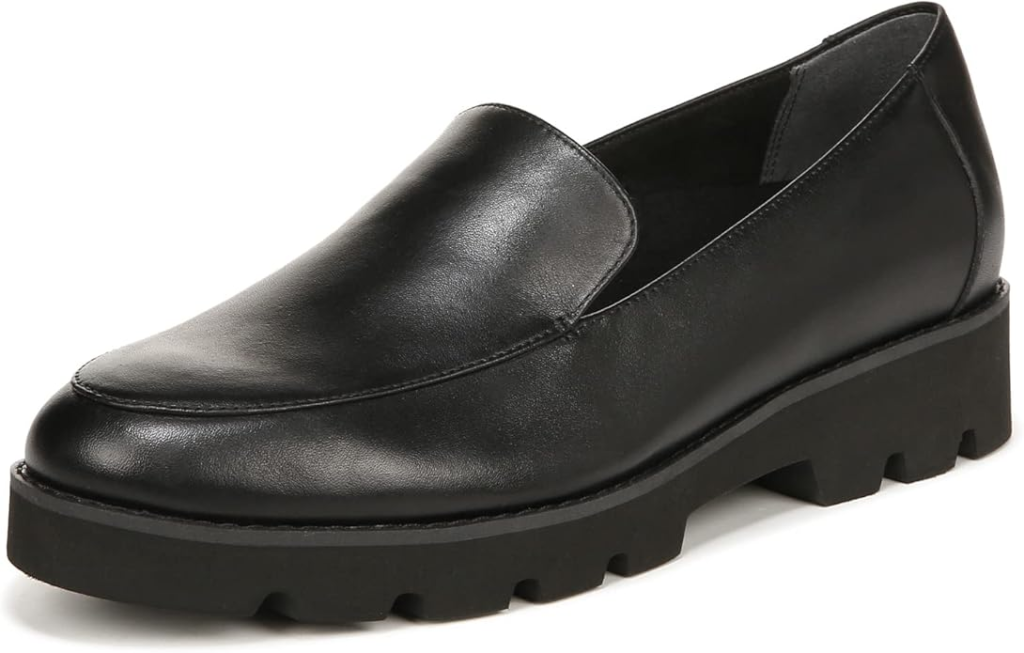Vionic Kensley women's modern loafer black leather
