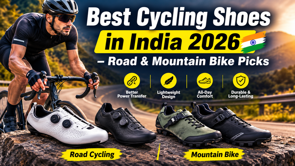 Best cycling shoes India 2026 for road and mountain bike riding