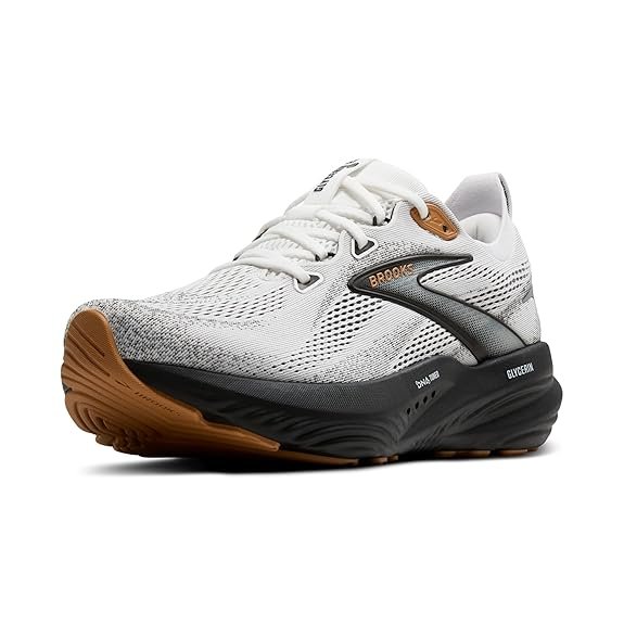 Brooks Glycerin 22 neutral running shoes with DNA Tuned cushioning, breathable mesh upper, and plush comfort for marathon training.