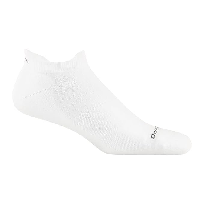 Darn Tough Vermont Run No Show Tab socks with Merino wool, lightweight cushioning, and blister-resistant comfort for long-distance running.