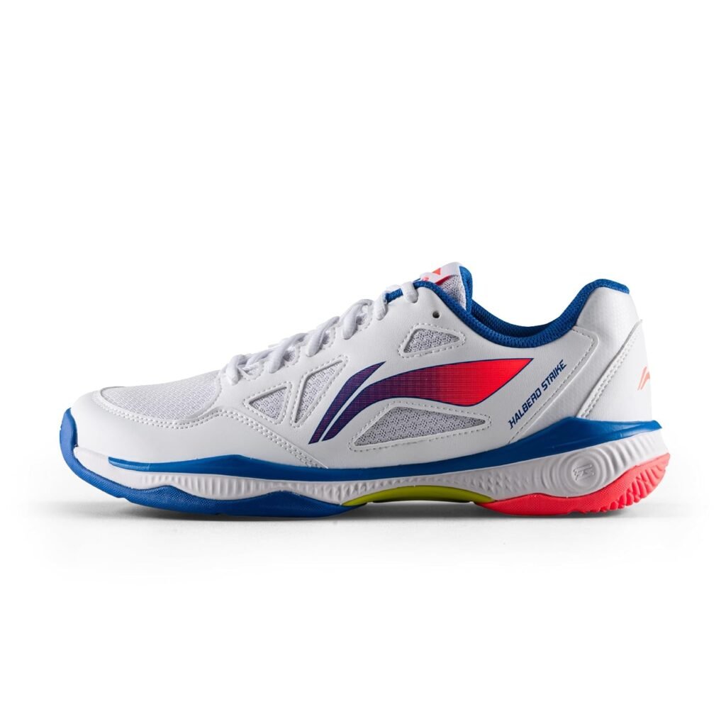 Li-Ning Halberd Strike unisex badminton shoes with non-marking outsole, lightweight breathable design and court grip