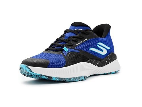Skechers State Champ men's tennis shoes with Hands Free Slip-ins design and cushioned court support
