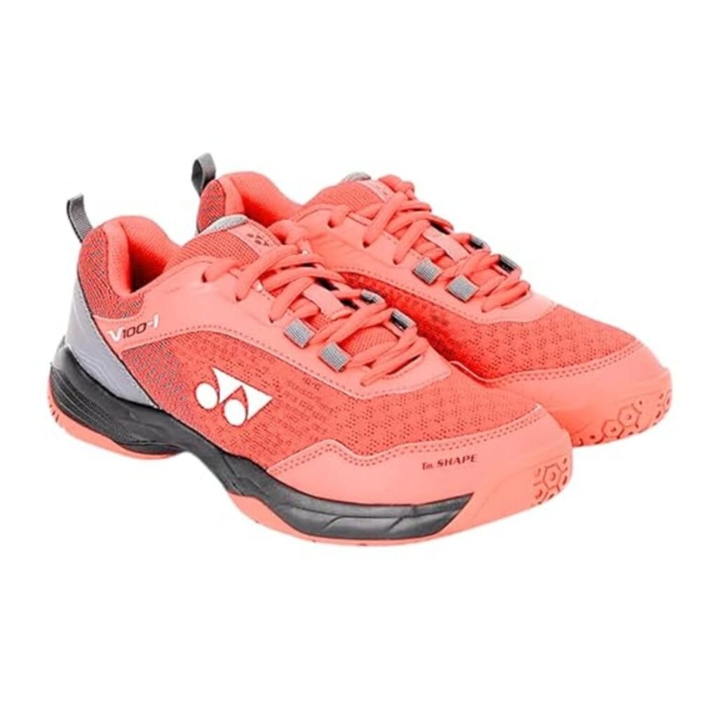 YONEX V100-i junior badminton shoes with non-marking sole, TRU Cushion and Hexagrip for indoor court sports