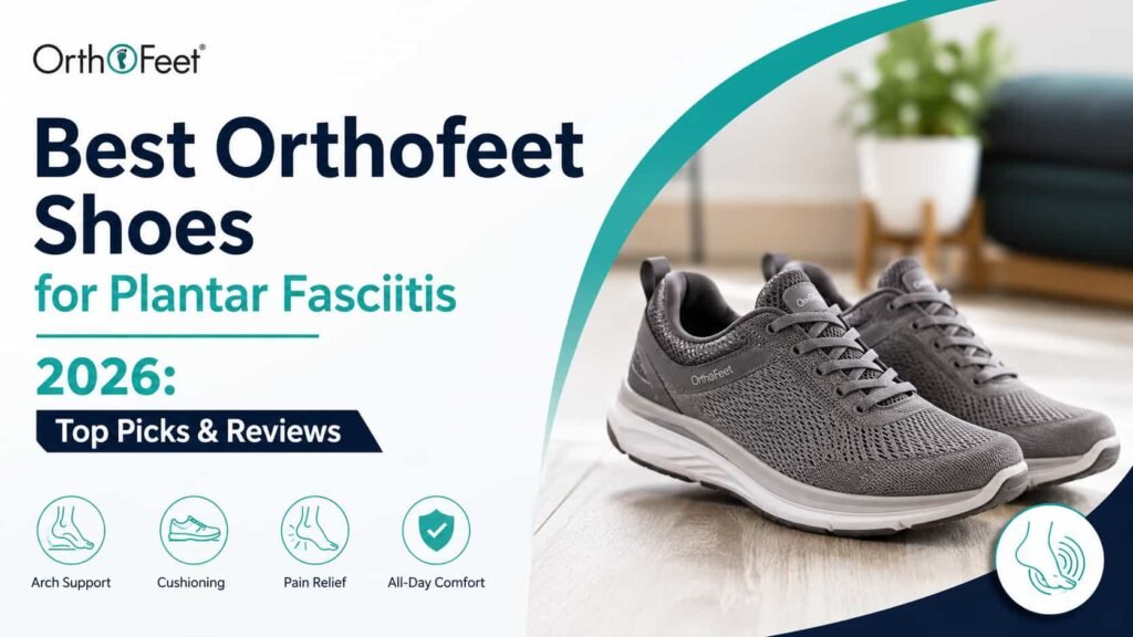 Best Orthofeet shoes for plantar fasciitis 2026 with supportive walking sneakers