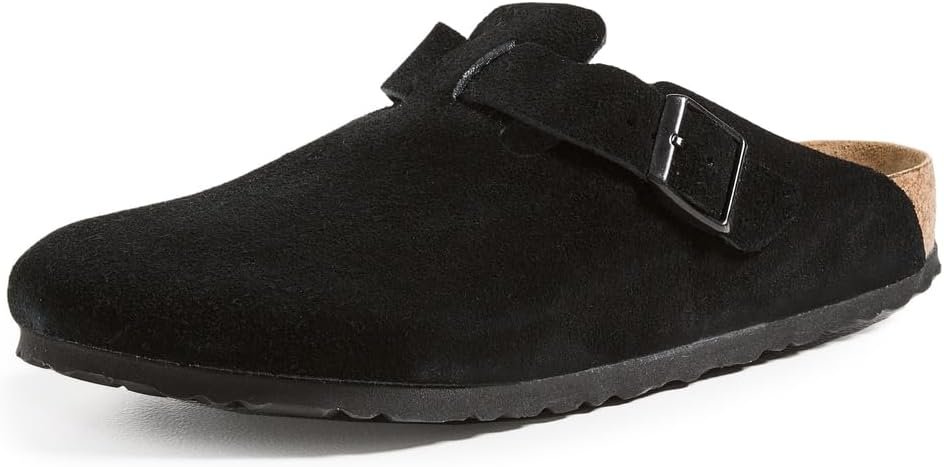 Birkenstock Boston suede clogs with supportive footbed