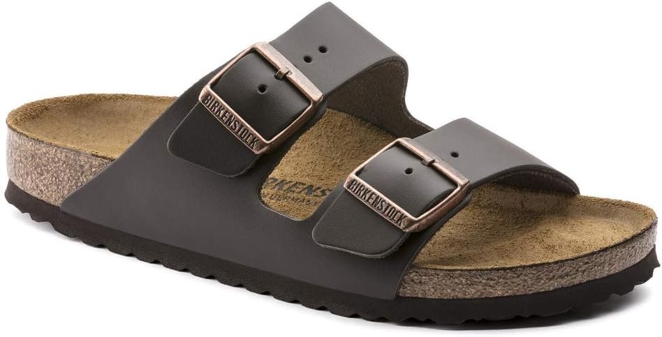 Birkenstock men's Arizona leather sandals with adjustable straps