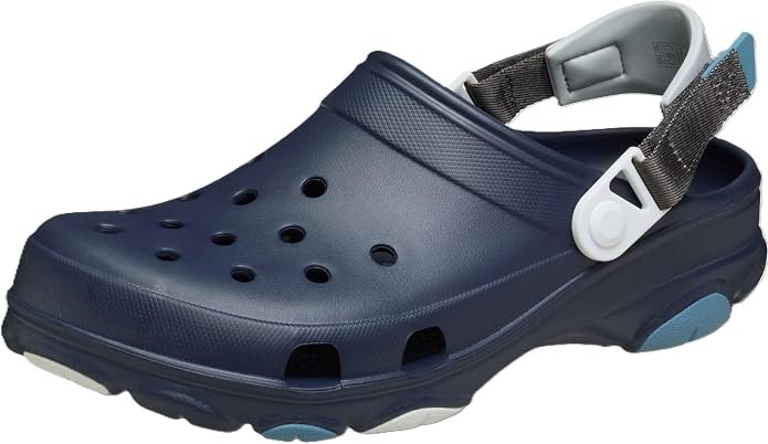 Crocs Classic All Terrain Clogs with rugged outsole and adjustable heel strap