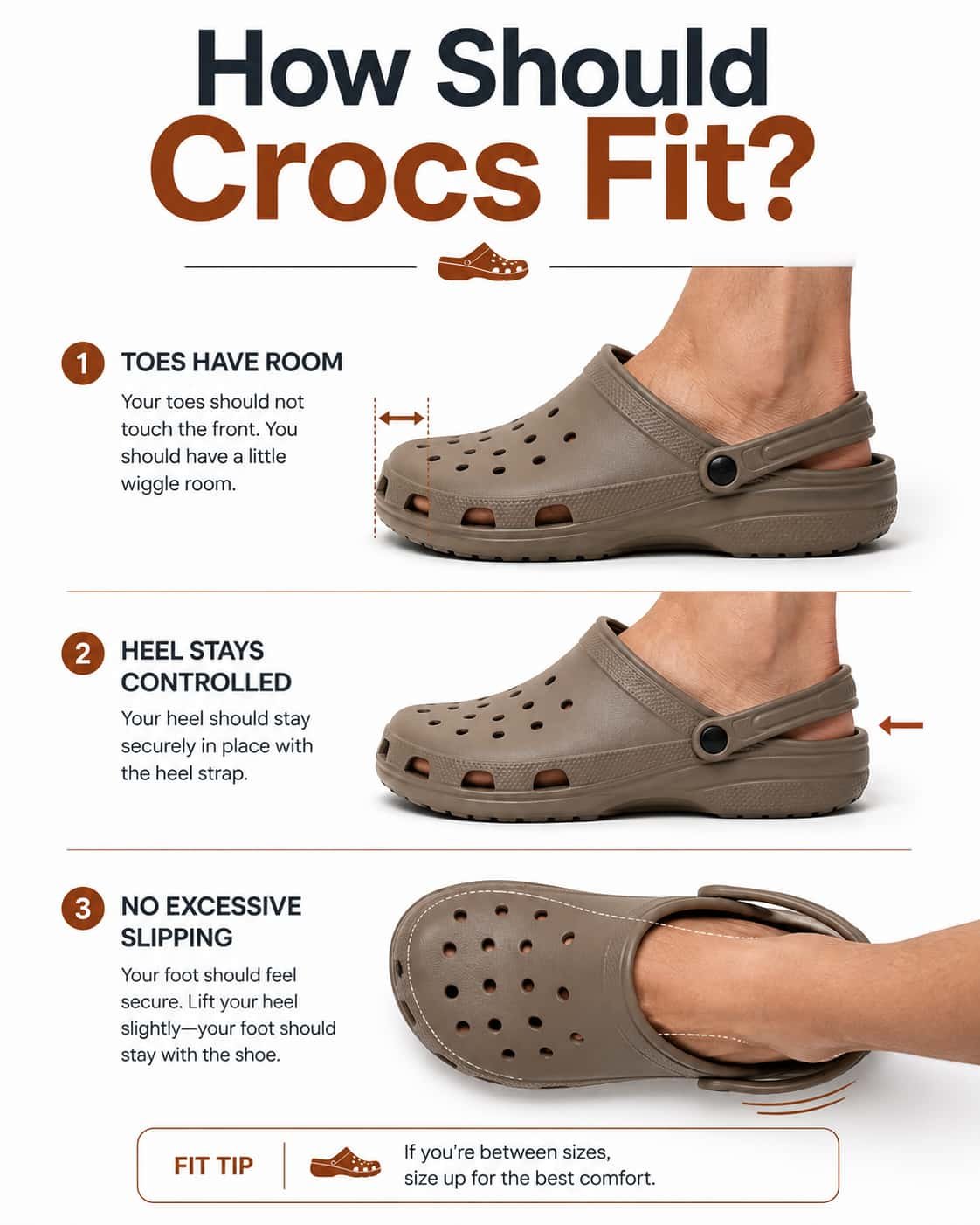 How to measure foot length for Crocs using a ruler and paper