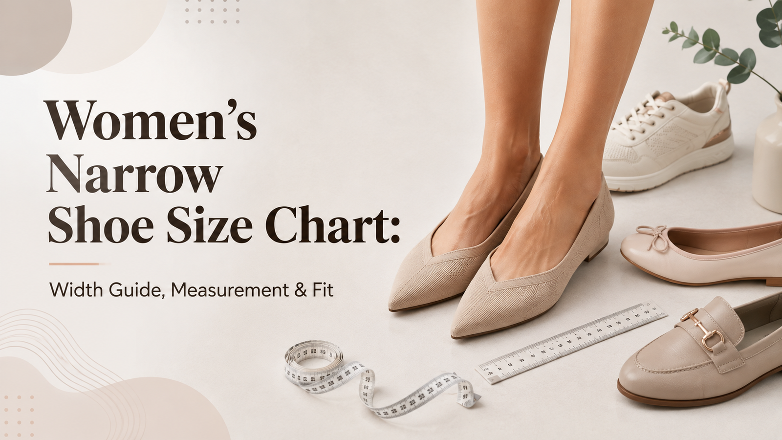Women's Narrow Shoe Size Chart