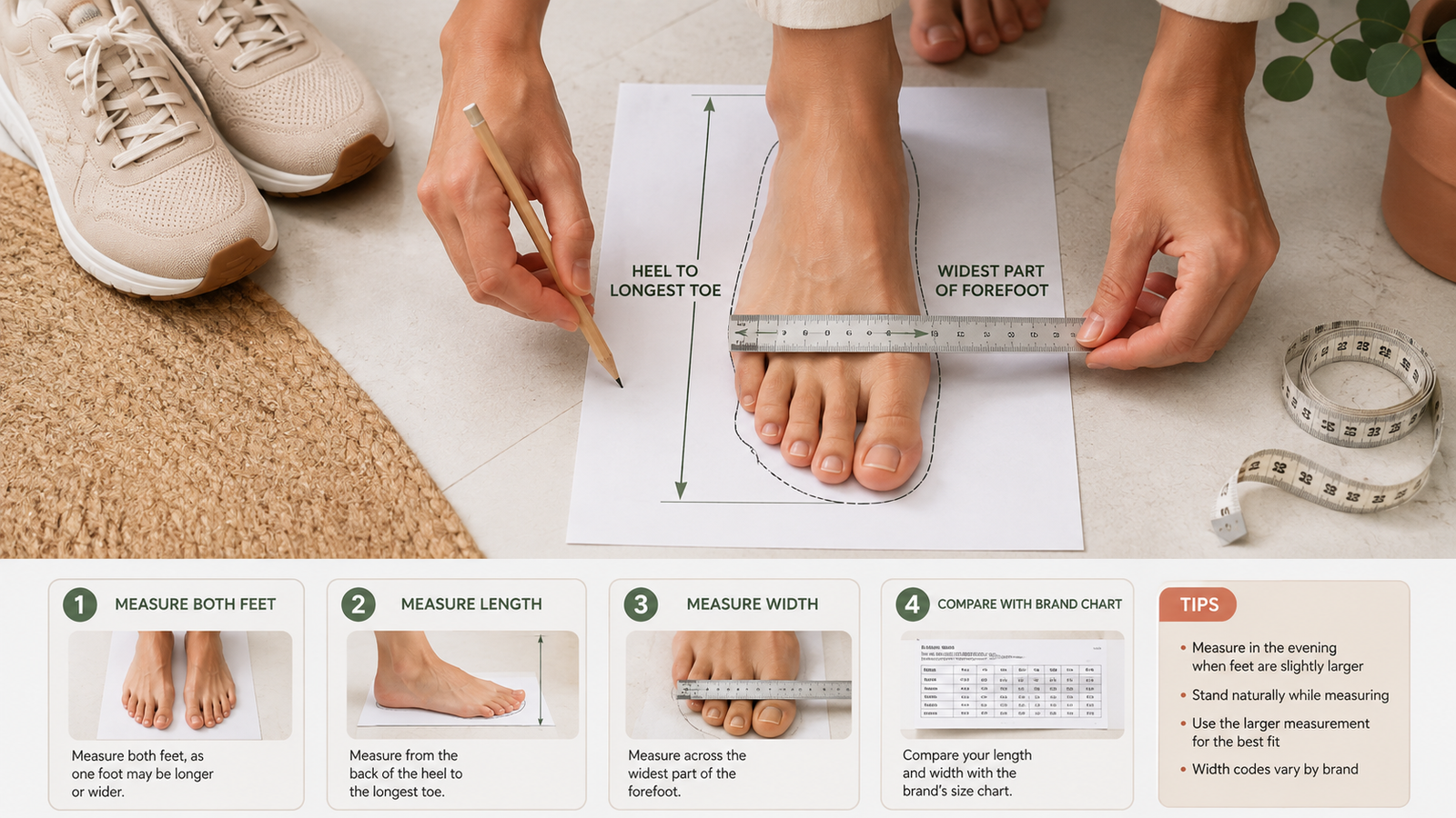 How Do Women's Shoe Width Sizes Work