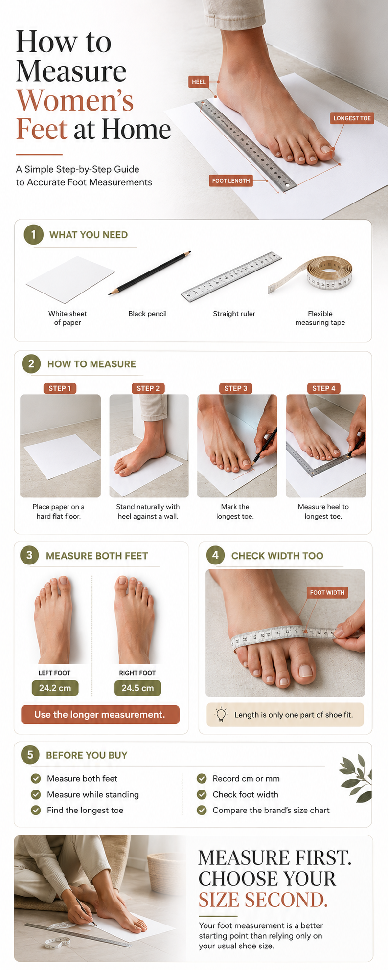 How Do You Measure Women's Foot Width