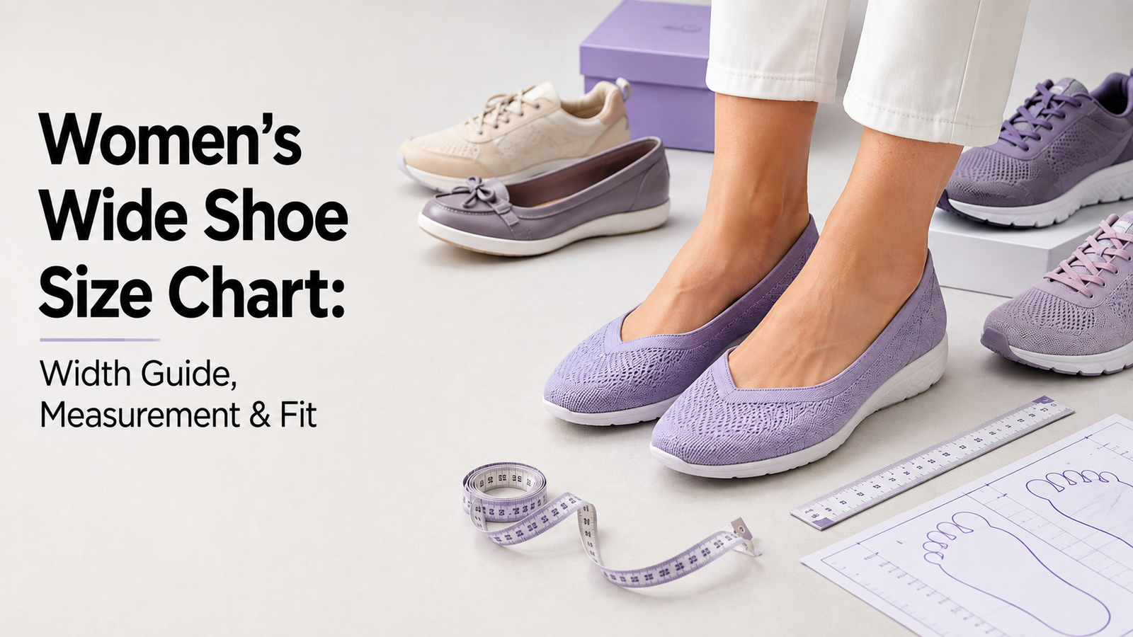 Women's Wide Shoe Size Chart