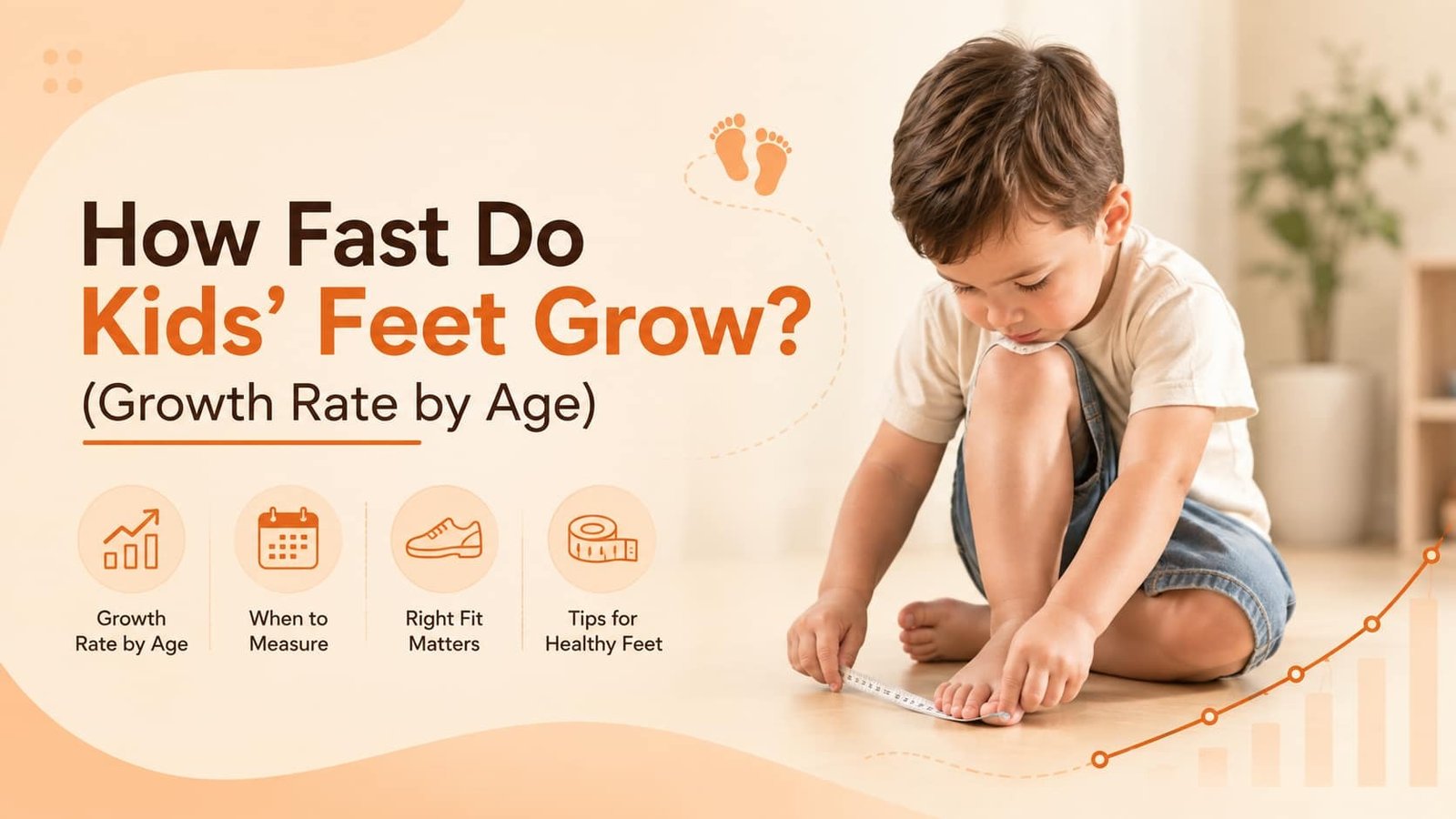 How Fast Do Kids' Feet Grow? (Growth Rate by Age)