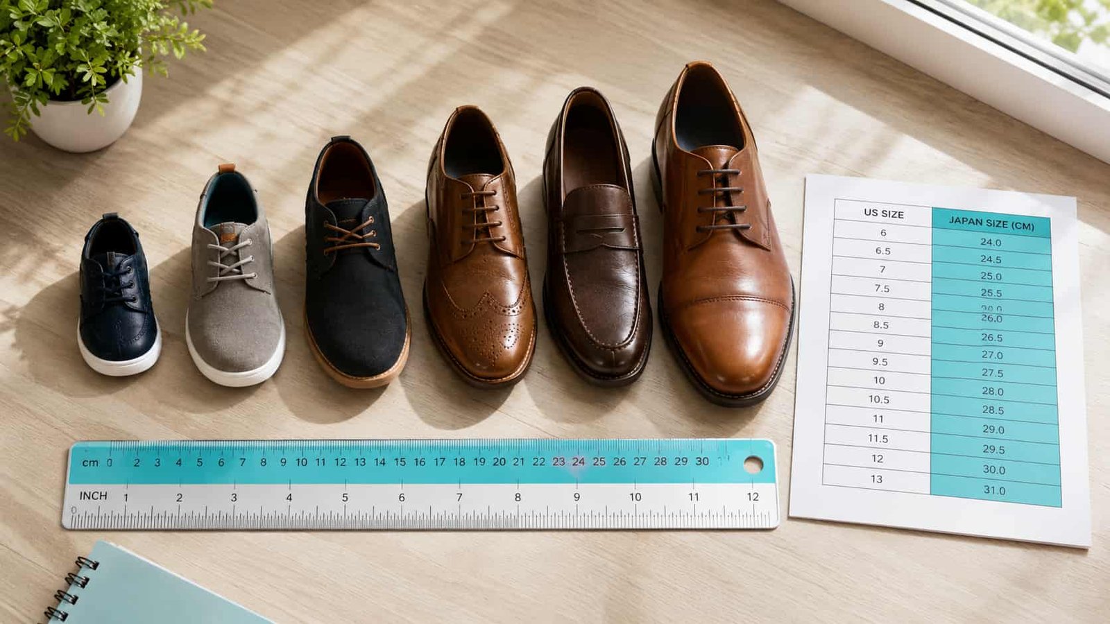 measuring foot width at the ball of the foot using ruler