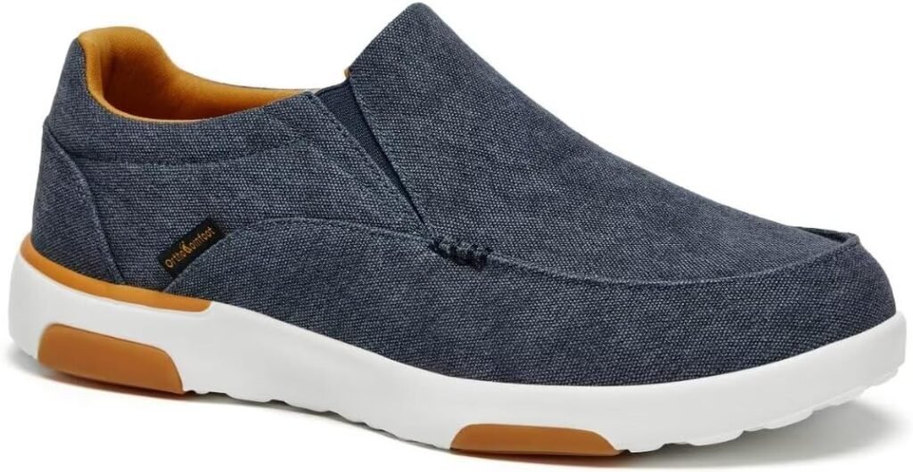 OrthoComfoot men's orthopedic slip-on loafers with arch support