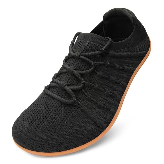 Ulogu Men's barefoot minimalist shoes with wide toe box, zero-drop sole and flexible design for yoga and walking