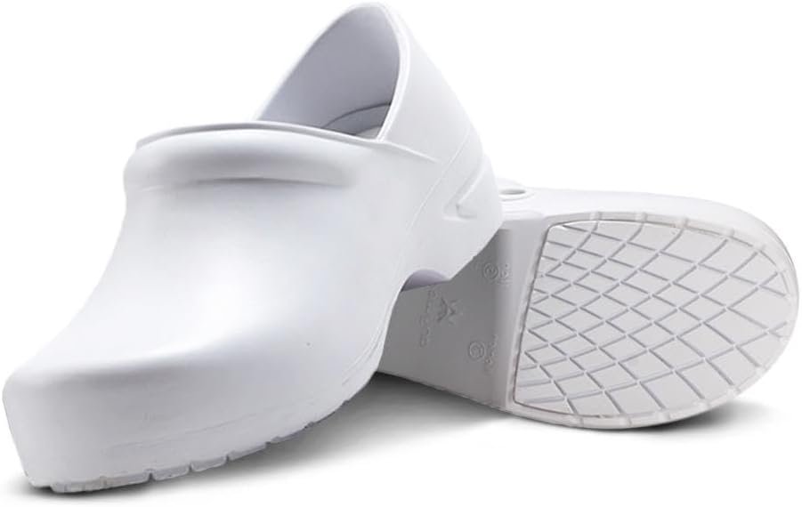 Anywear Guardian Angel nursing clog with memory foam footbed and ventilation holes