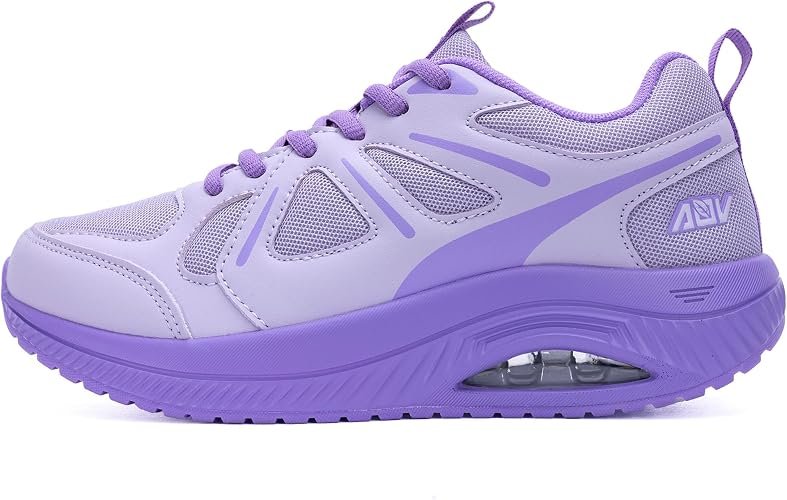 AOV women's wide toe walking shoes with arch support