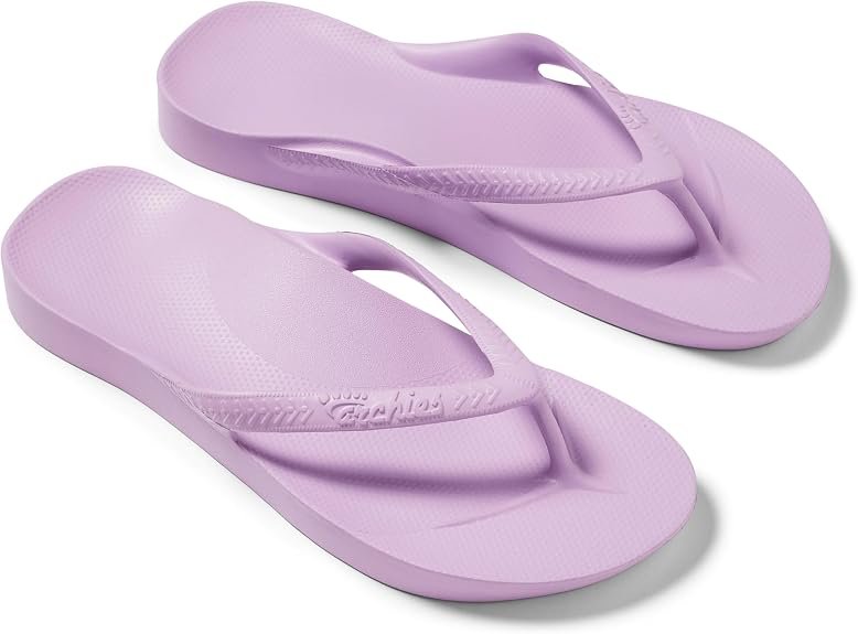 ARCHIES arch support flip flops with pronounced orthotic-style arch
