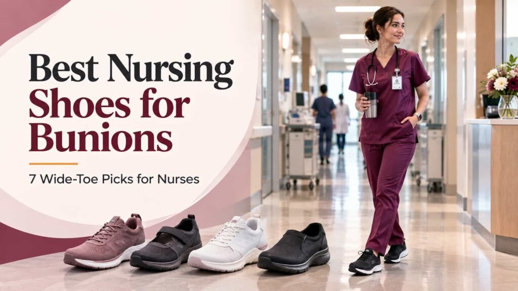 Best nursing shoes for bunions with wide toe box